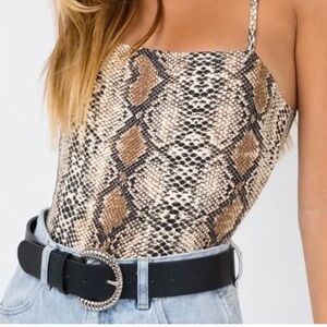 Princess Polly Snake design bodysuit